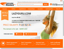 Tablet Screenshot of lazyguru.com